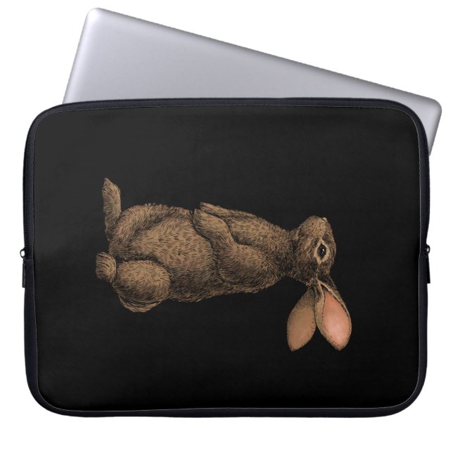 Rabbit Laptop Sleeve (Front)