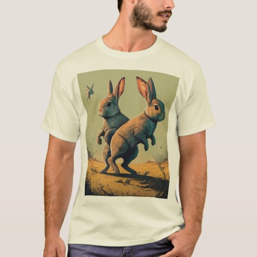 Rabbit Leapfrog T_Shirt Designs
