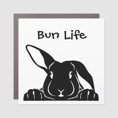 Rabbit Life Car Magnet