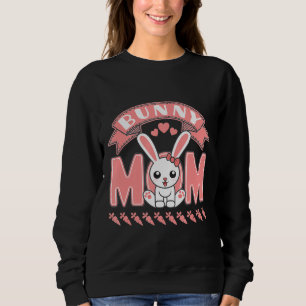 Rabbit Lover Bunny Mom Sweatshirt