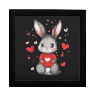 Rabbit Lover Heart Girl Gift Box