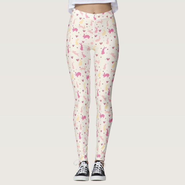 Rabbit Lover  Leggings (Front)
