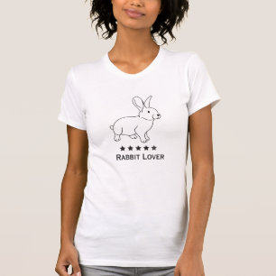 Rabbit Lover, Simple Design T-Shirt