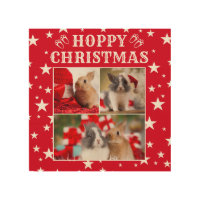 Rabbit Lover's Red Custom Christmas