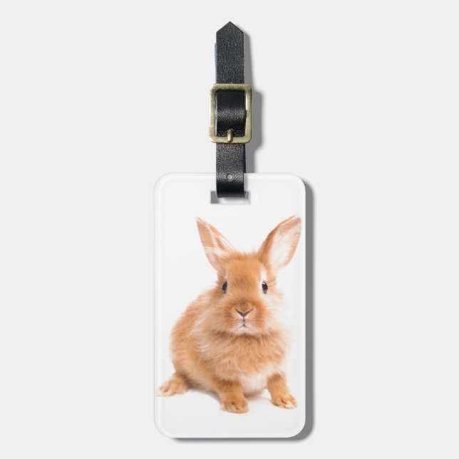 Rabbit Luggage Tag (Front Vertical)
