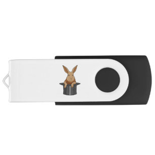 Rabbit Magician Magic hat Flash Drive