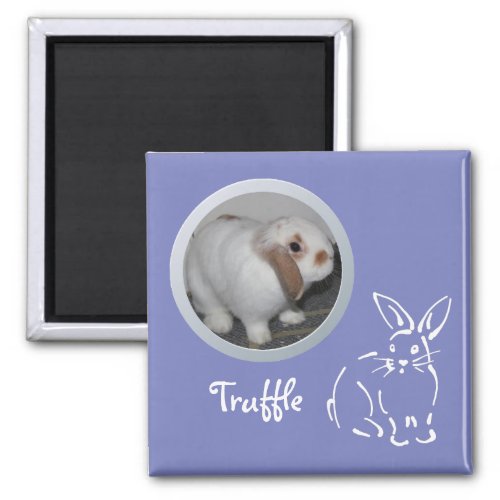 Rabbit Memory Add a Photo Magnet
