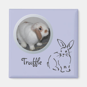 Rabbit Memory Add a Photo Magnet