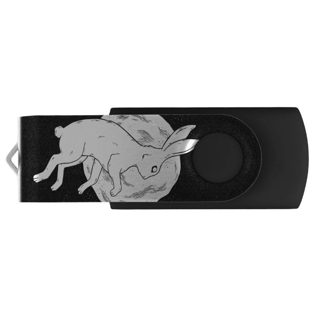 Rabbit Moon Flash Drive (Back)