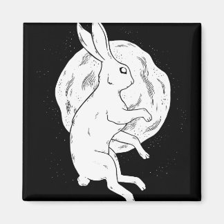 Rabbit Moon Magnet