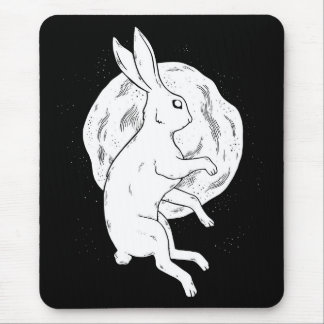 Rabbit Moon Mouse Pad