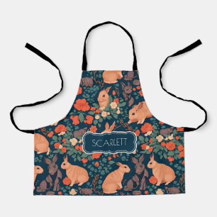 Rabbit Mosaic Colorful Personalized Pattern Apron