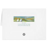 Rabbit Mother's Day Card (Back Horizontal)