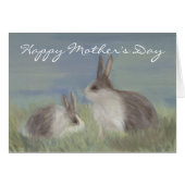 Rabbit Mother's Day Card (Front Horizontal)