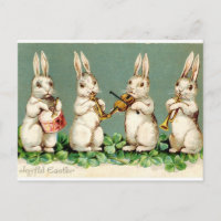 Rabbit music band before Easter Greetings