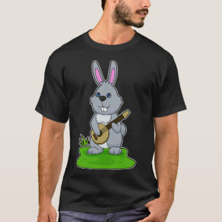 Rabbit Musician Guitar Music T-Shirt