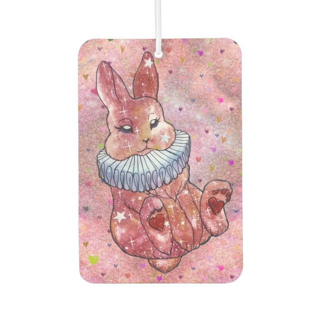 Rabbit named Ladybug Air Freshener (Front)