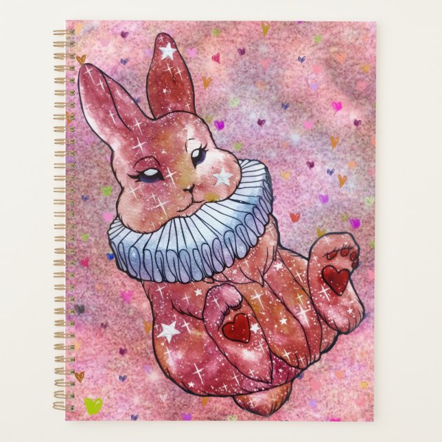 Rabbit named Ladybug Planner (Front)