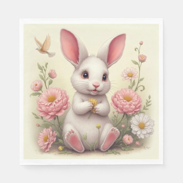 Rabbit Napkins (Front)