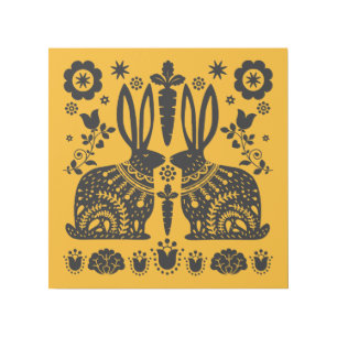 Rabbit Nordic Scandinavian Folk Art    