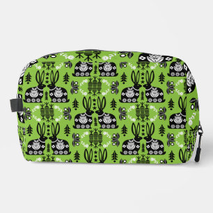 Rabbit Nordic Scandinavian Folk Art Dopp Kit