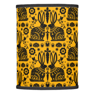 Rabbit Nordic Scandinavian Folk Art     Lamp Shade