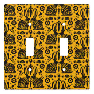 Rabbit Nordic Scandinavian Folk Art Light Switch Cover