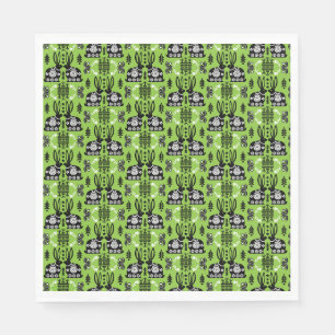 Rabbit Nordic Scandinavian Folk Art Napkins