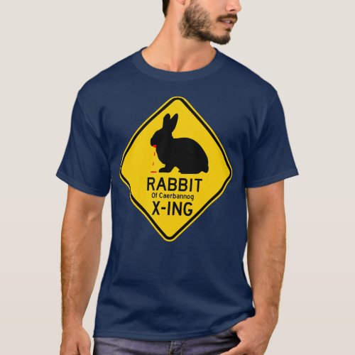 Rabbit of Caerbannog Crossing T_Shirt