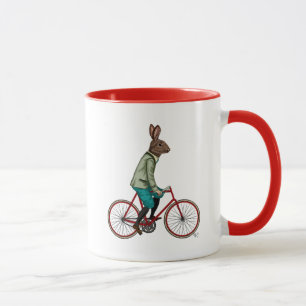 Rabbit On Bike 2 Mug