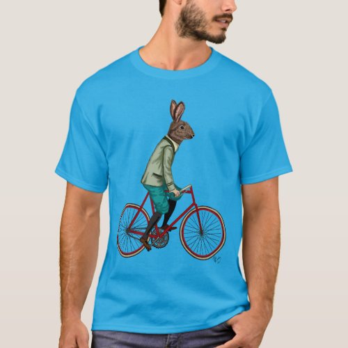 Rabbit On Bike 2 T_Shirt