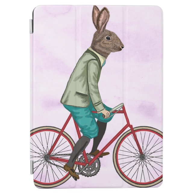 Rabbit On Bike 3 iPad Air Cover (Front)