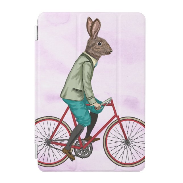 Rabbit On Bike 3 iPad Mini Cover (Front)
