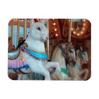 Rabbit on Merry-Go-Round Magnet