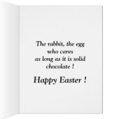 Rabbit or the Egg Easter Card (Inside (Right))