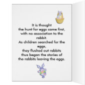 Rabbit or the Egg Easter Card (Inside (Left))