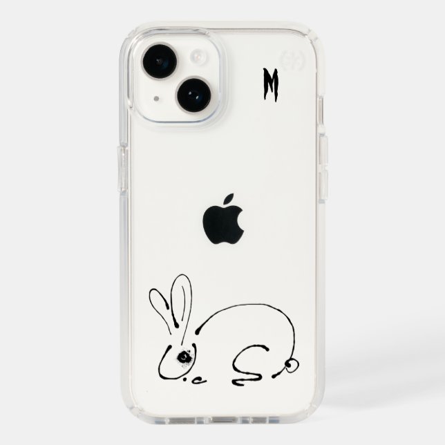Rabbit original Drawing Chinese Year Birthday C Speck iPhone Case (Front)