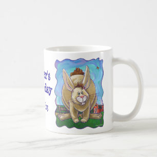 Rabbit Party Center Coffee Mug
