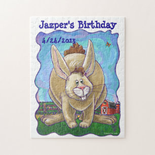 Rabbit Party Center Jigsaw Puzzle
