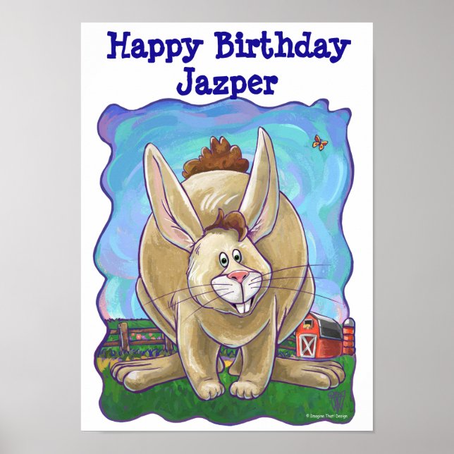 Rabbit Party Center Poster (Front)