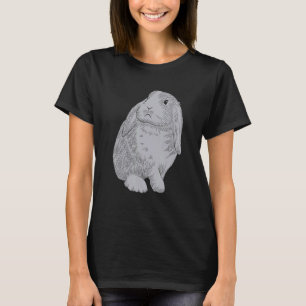 Rabbit Pet Bunny Lover Pet Owner Lop Eared Rabbit T-Shirt