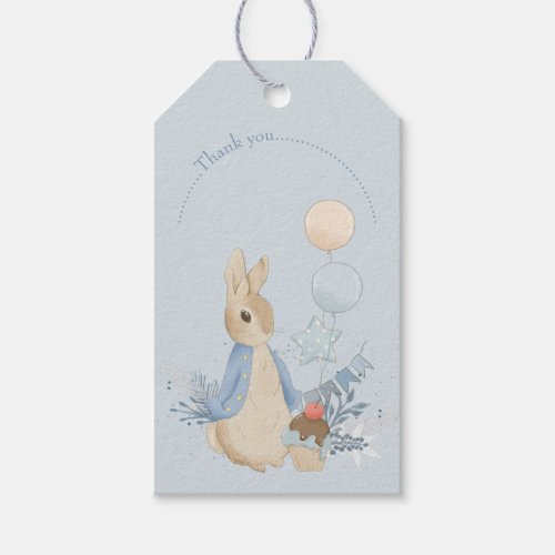 Rabbit Peter Baby Shower Its a Boy  Gift Tags