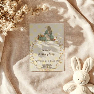Rabbit Peter Birthday Party Invitation