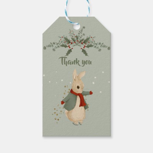 Rabbit Peter Christmas Gift Tags