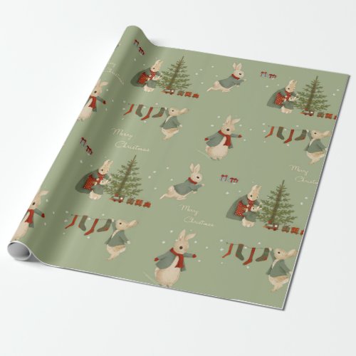 Rabbit Peter christmas Wrapping Paper