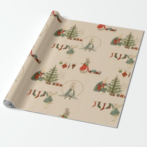 Rabbit Peter christmas Wrapping Paper