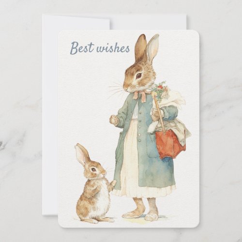 Rabbit Peter Mothers Day Card