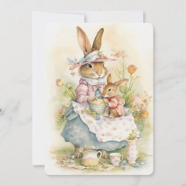 Rabbit Peter Mother`s Day Card (Front)