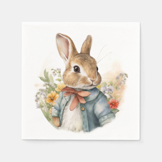Rabbit Peter Napkins (Front)