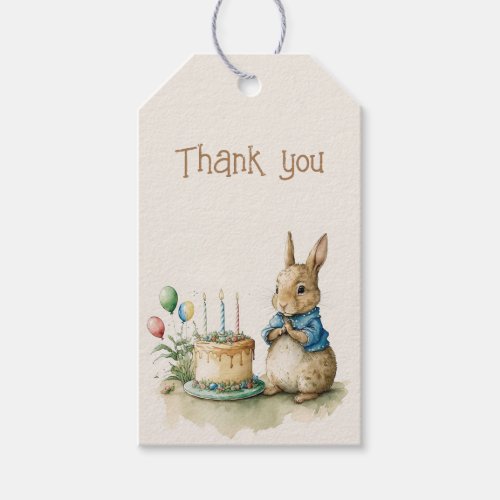 Rabbit Peter party Gift Tags